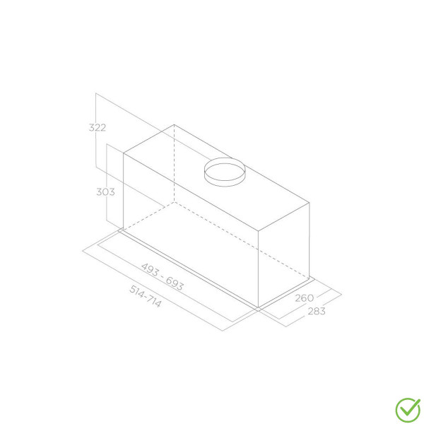Aspirator LANE M BL/A/72