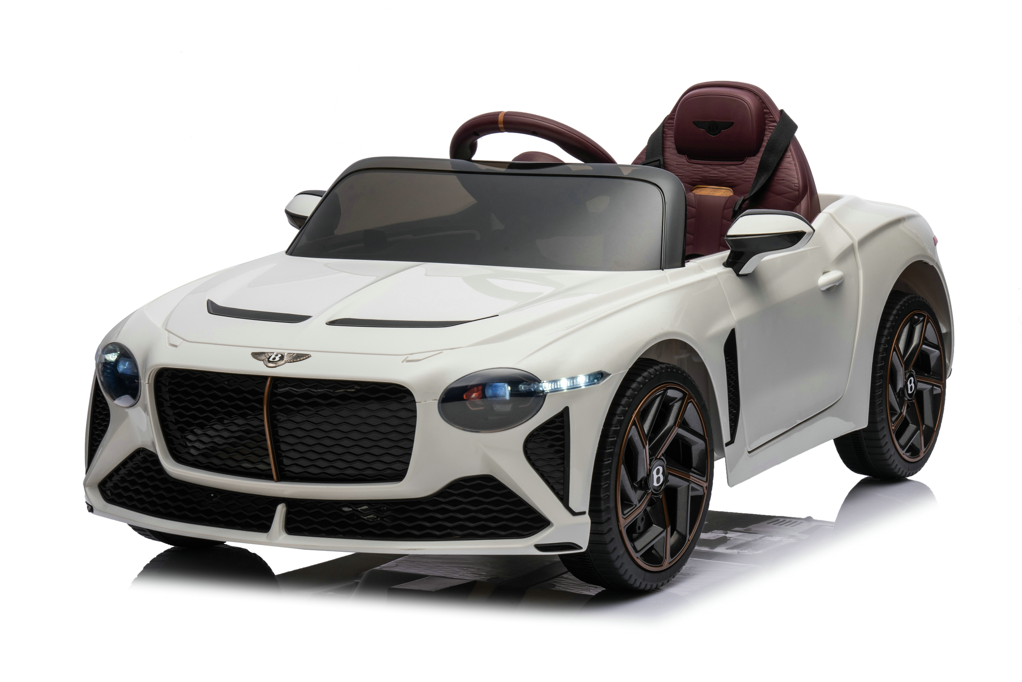 Bentley Bacalar beli - Dečiji automobil na akumulator