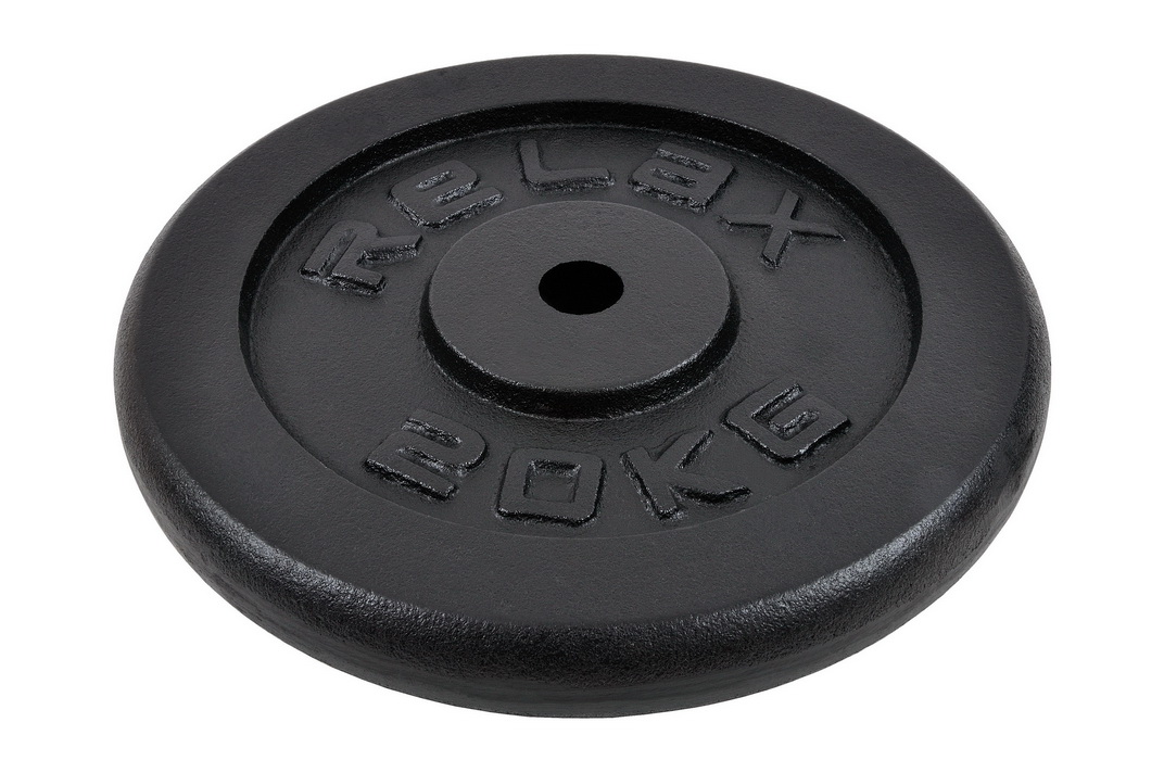RING Tegovi 2x20kg crni standardni liveni - RX PLO1-20