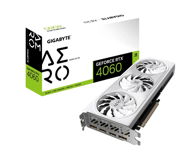 nVidia GeForce RTX 4060 8GB 128biit GV-N4060AERO OC-8GD grafička karta
