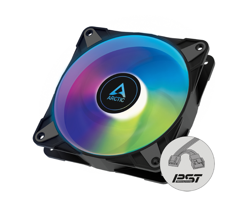 P12 PWM PST 120mm ventilator A-RGB crni (ACFAN00231A)