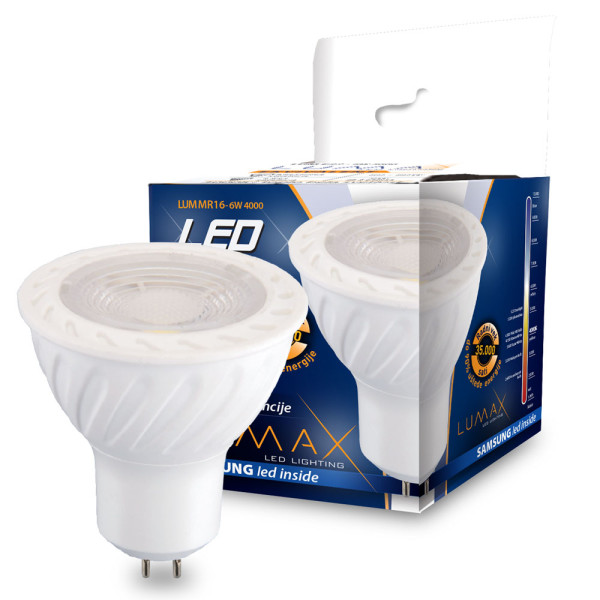 Sijalica Led LUMMR16-6W 110° 4000K 480 lm