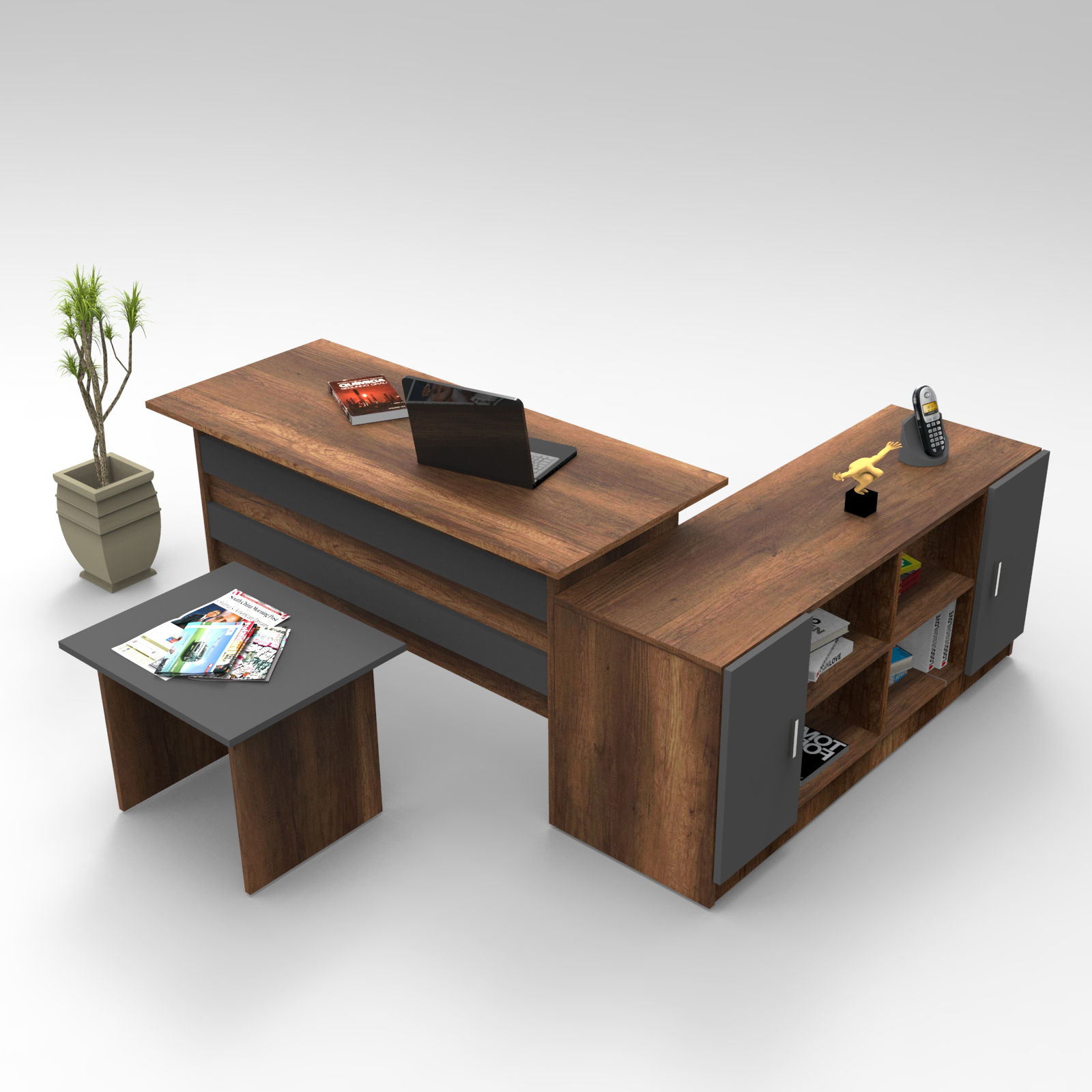 Vo10-Ba Walnut Anthracite