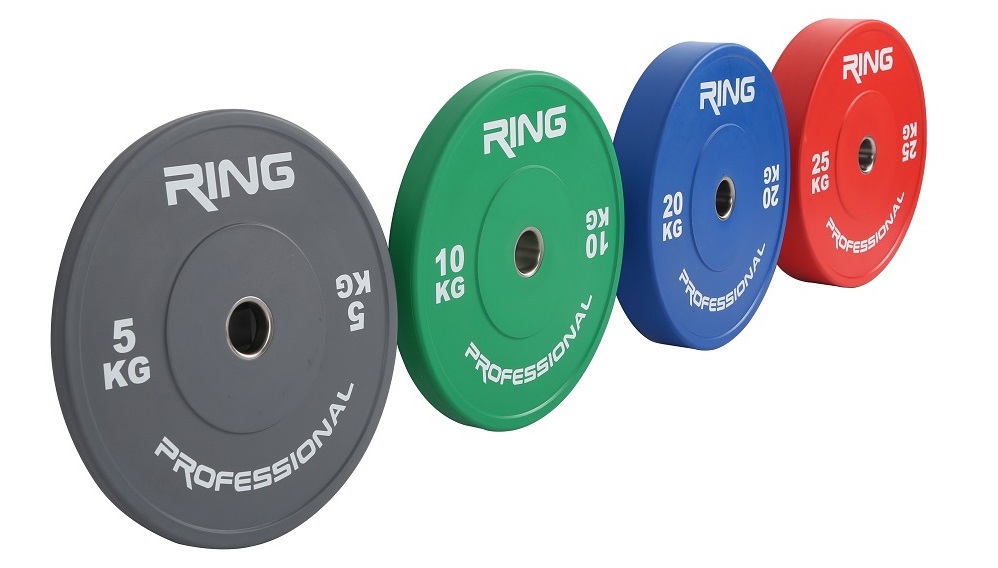 RING Bumper tegovi ploče u boji 2 x 5kg-RX WP026 BUMP-5