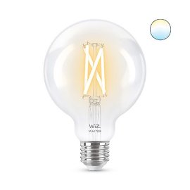 WIZ020 Wi-Fi 60W G95 E27 927-65 2700 - 6500K CL TW 1PF/6