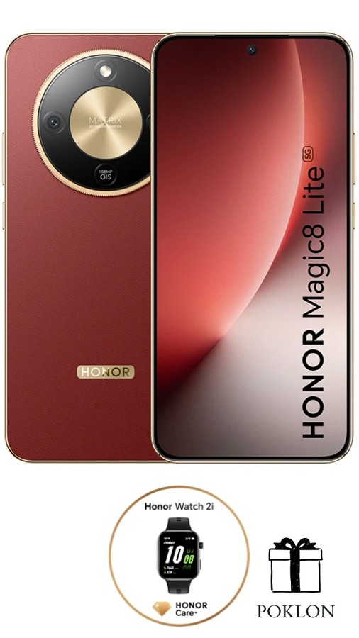 Honor Magic 8 Lite 8GB/256GB bordo