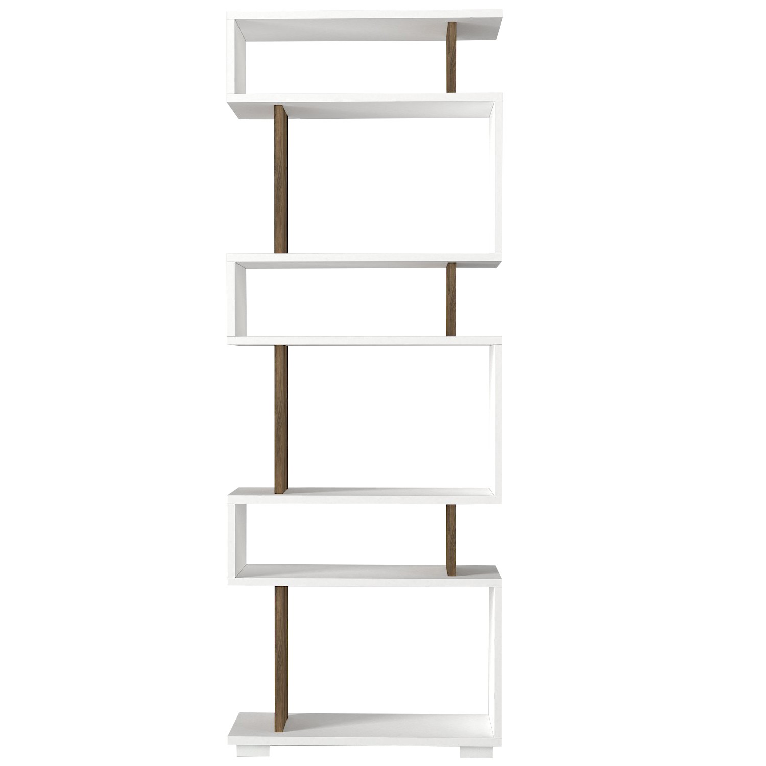 Blok - White, Walnut White Walnut