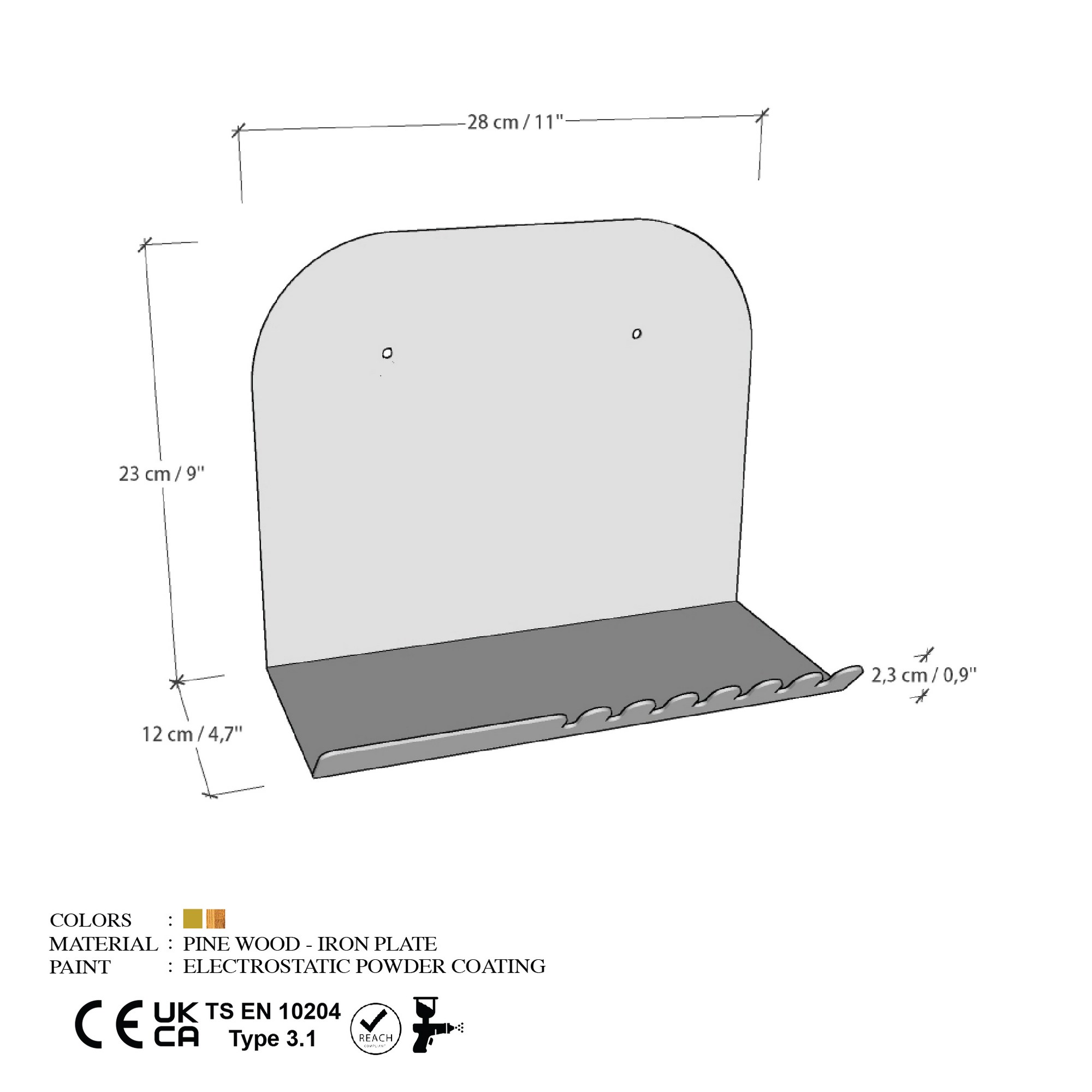 Short Pouch - Gold