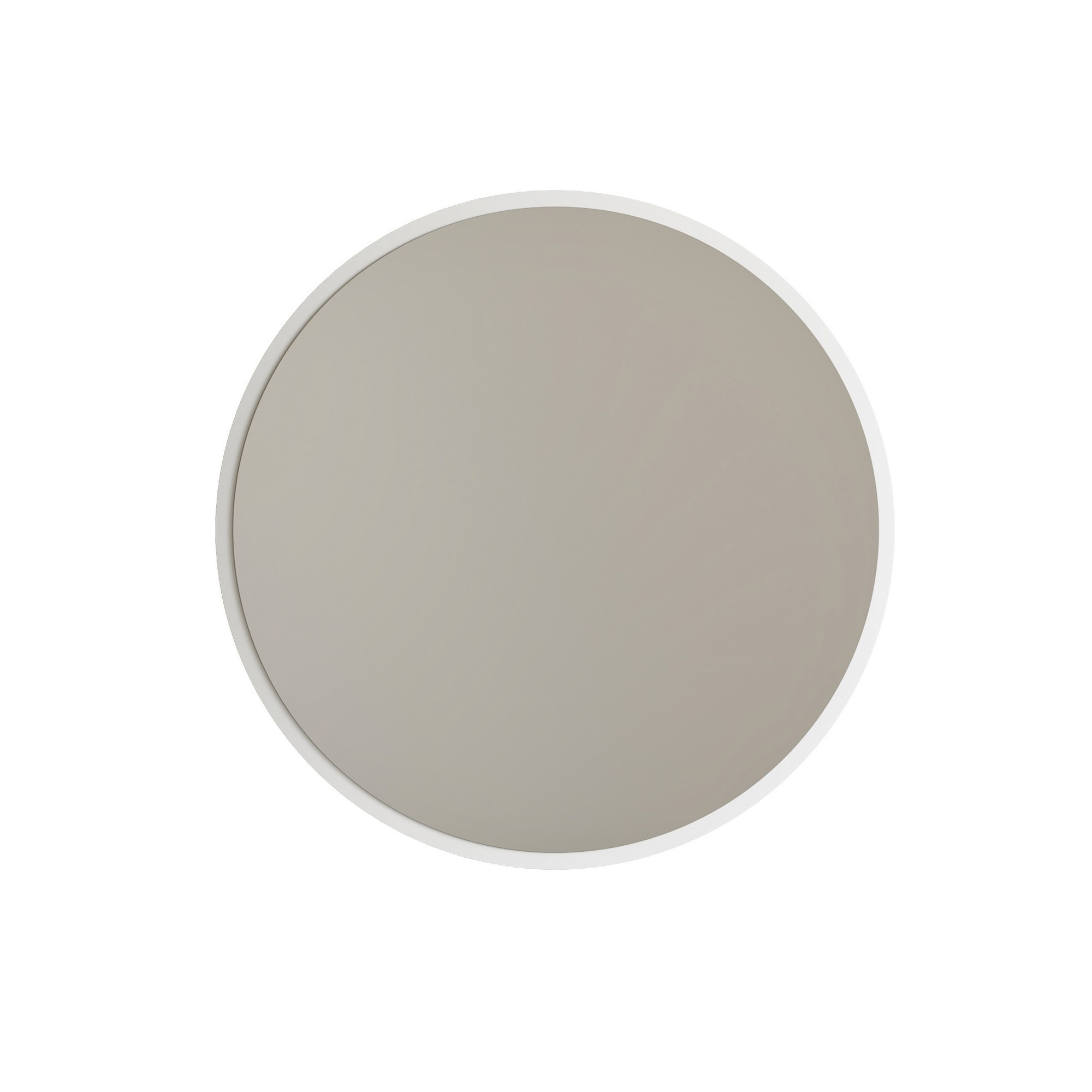 Dekoratif Yuvarlak Ayna Beyaz A706 White