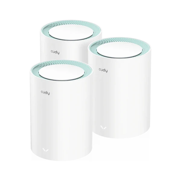Whole Home Wi-Fi 6 Gigabit Mesh System Cudy M1500 AX1500 Dual Band(3-Pack)