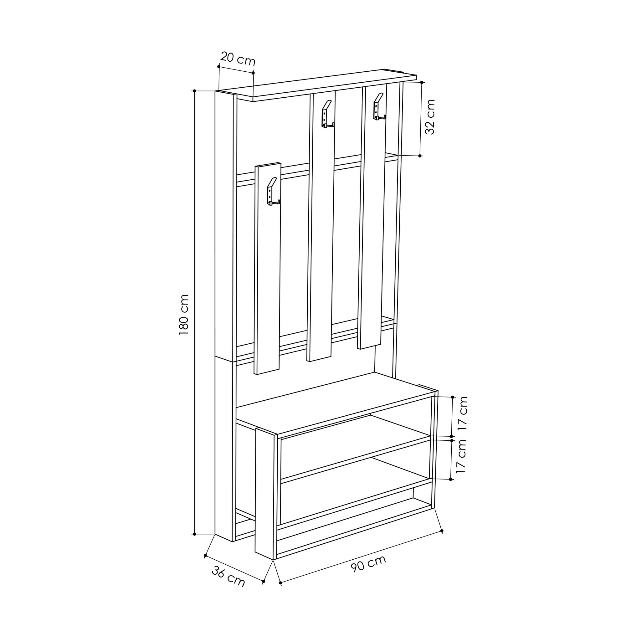 Chester - White, Oak White Oak