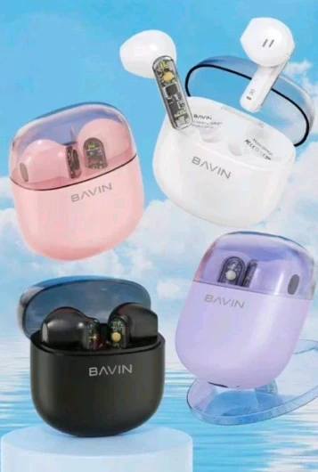 Bavin Wireless earphone B61 slušalice bela - BA-61
