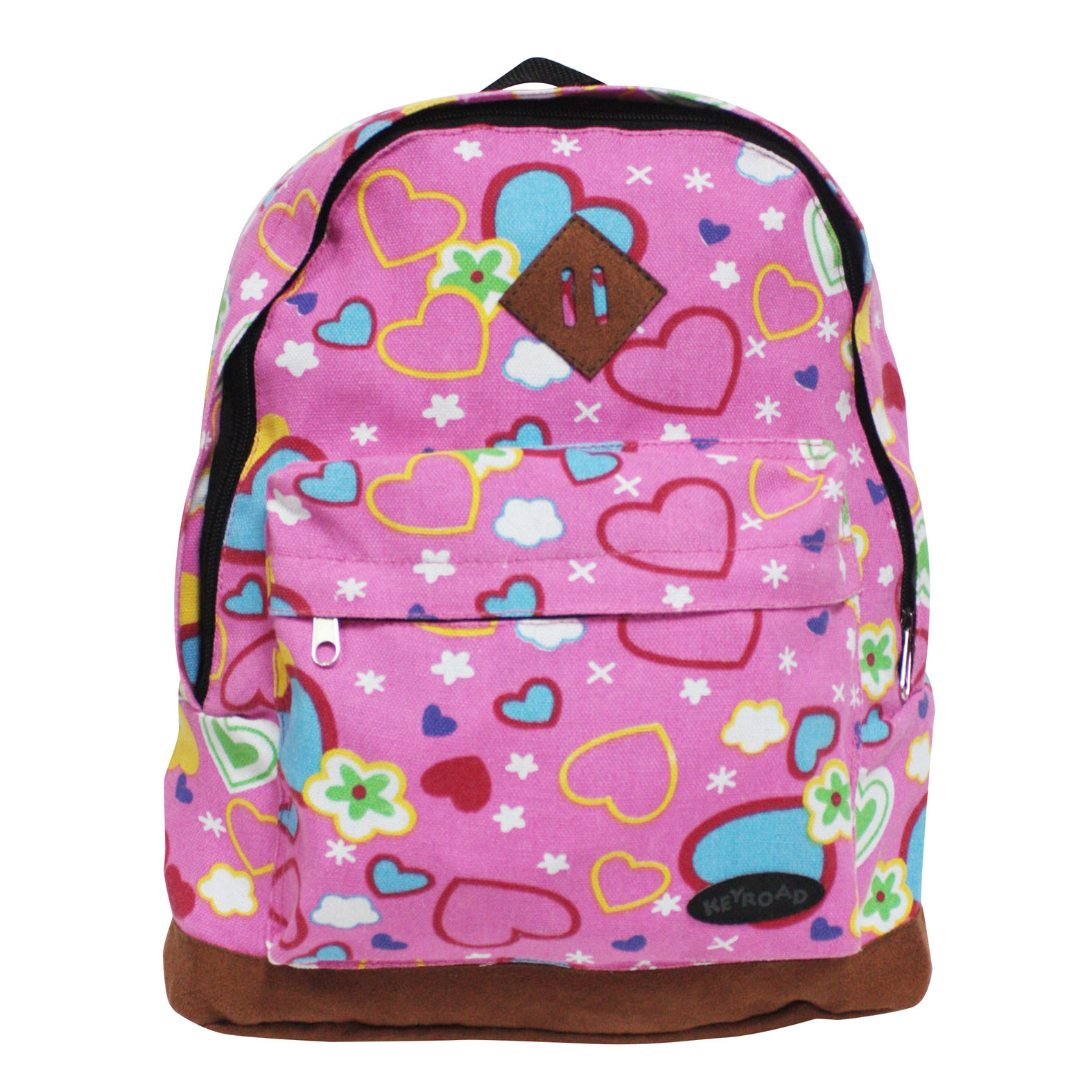 SKOLSKA TORBA HEARTS FLOWERS 33*25*10 KEYROAD