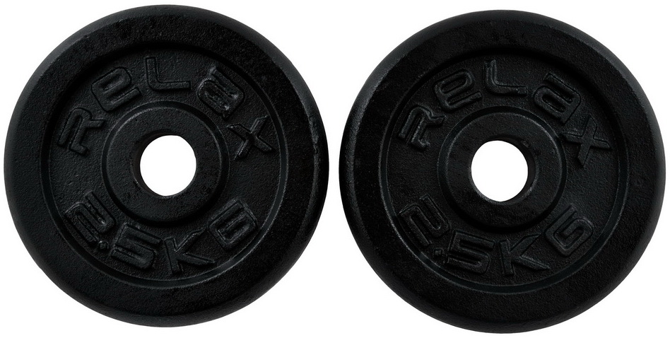 RING Tegovi 2x2.5kg crni standardni liveni - RX PLO1-2.5