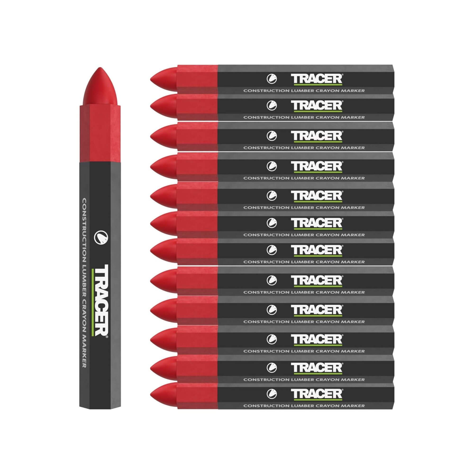 TRACER ACM2 Set od 12 voštanih markera – crveni