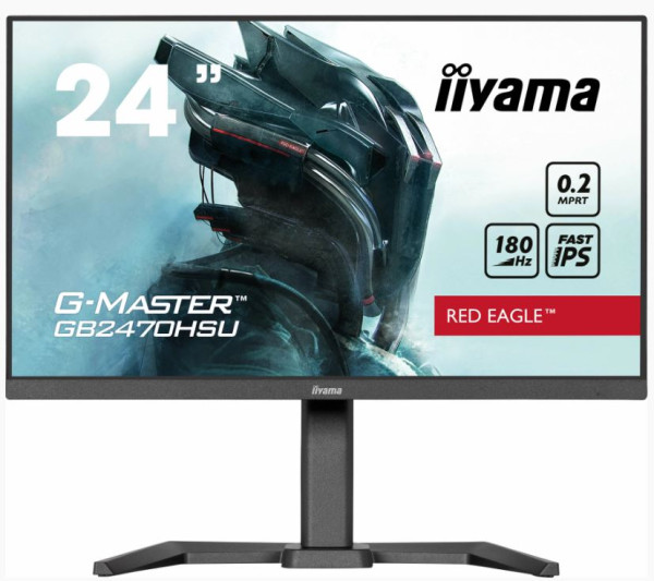 Monitor 23.8" Iiyama GB2470HSU-B6 IPS 1920x1080/180Hz/0.2ms/HDMI/DP/USB/zvučnici